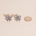 Luxe Ribbon Bow Stud Earrings 7