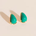 Color Pop Tear Drop Stud Earrings 1