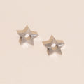 Winter Star Chunky Huggie Hoop Charms 6