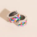Merry & Bright Super Chunky Huggie Hoop Earrings 5
