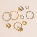 Twisted Rope Rounded Huggie Hoop Earrings 10