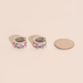 Merry & Bright Super Chunky Huggie Hoop Earrings - Image 7