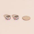 Merry & Bright Super Chunky Huggie Hoop Earrings 7