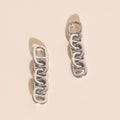 Chain Chunky Huggie Hoop Charms 6