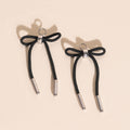 Bowtie Chunky Huggie Hoop Charms 6