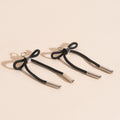 Bowtie Chunky Huggie Hoop Charms 4