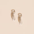 Droplet Chunky Huggie Hoop Charms 7