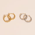Chain Huggie Hoop Earrings 7