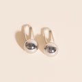 Ball Drop Chunky Huggie Hoop Charms 8