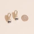 Ball Drop Chunky Huggie Hoop Charms 10
