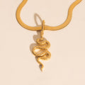 Snake Necklace Charm 2