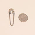 Safety Pin Necklace Charm Clasp (31mm) 7