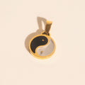 Yin & Yang Necklace Charm 1
