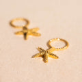 Starfish Huggie Hoop Charms 3
