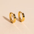O.G. Smooth Huggie Hoop Earrings 1