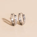 Crystal Huggie Hoop Earrings 6