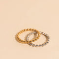 Beaded Circle Necklace Extender Charm 4