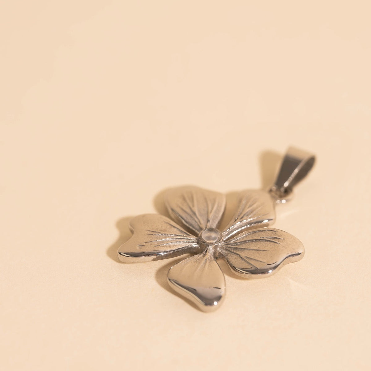 Large Flower Necklace Charm