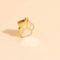 Paw Print Necklace Charm 3