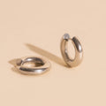 Chunky Rounded Huggie Hoop Earrings 5