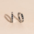Zebra-print Huggie Hoop Earrings 5