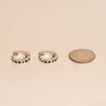 Zebra-print Huggie Hoop Earrings 7