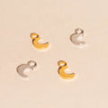 Moon Huggie Hoop Charms 10