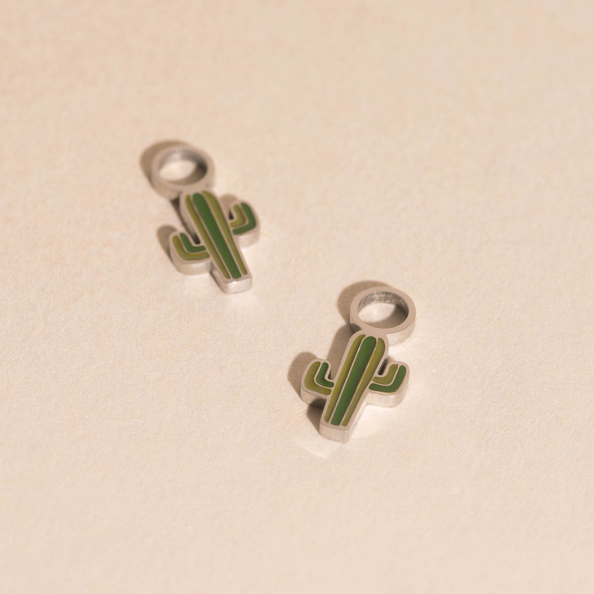 Cactus Huggie Hoop Charms