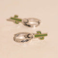 Cactus Huggie Hoop Charms 3