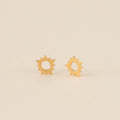 Sunburst Huggie Hoop Charms 3