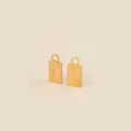 Split Sunburst Huggie Hoop Charms 1