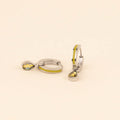 November Birthstone Huggie Hoop Charms 4