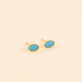 December Birthstone Stud Earrings - Image 1