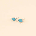 December Birthstone Stud Earrings - Image 2