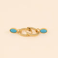 December Birthstone Huggie Hoop Charms 2