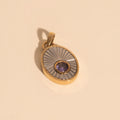 February Birthstone Necklace Charm 1