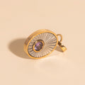 February Birthstone Necklace Charm 2