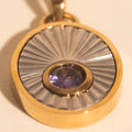 February Birthstone Necklace Charm 3