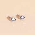 June Birthstone Stud Earrings - Image 3