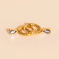 June Birthstone Huggie Hoop Charms 4