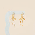 Dainty Bow Huggie Hoop Charms 5
