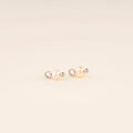 Natural Pearl Huggie Hoop Charms 6