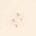 Natural Pearl Huggie Hoop Charms 10