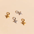 Mini Starburst Huggie Hoop Charms 9