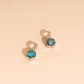 March Birthstone Huggie Hoop Charms 3