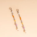 Bead Chain Huggie Hoop Charms 5