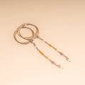 Bead Chain Huggie Hoop Charms 6