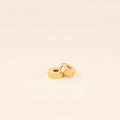 Disc Rounded Huggie Hoop Charms 10