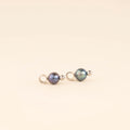 Natural Pearl Huggie Hoop Charms 3