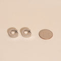 Textured Chunky Huggie Hoop Earrings 10